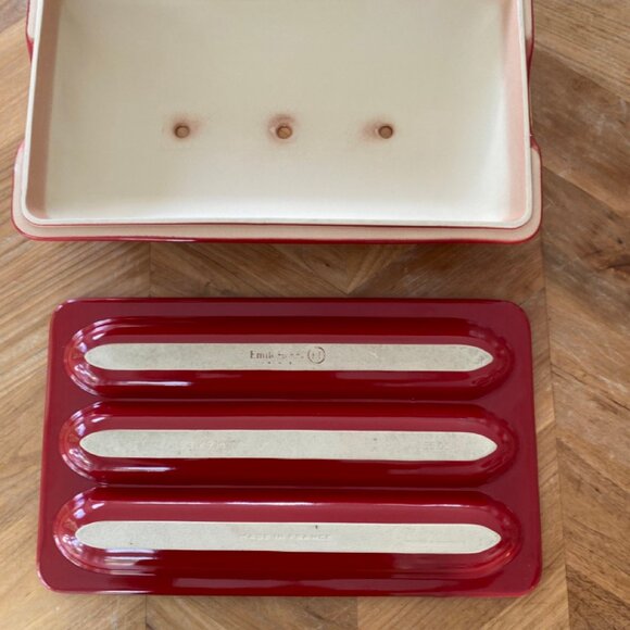 Emile Henry Grand Cru Baguette Bread Baker NWOT - Picture 4 of 4